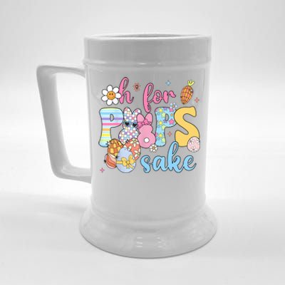 Sake Funny Easter Bunny Print Glasses Happy Easter Beer Stein