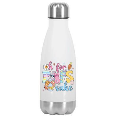 Sake Funny Easter Bunny Print Glasses Happy Easter Stainless Steel Insulated Water Bottle