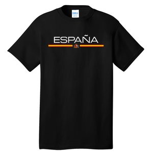 Spain Flag EspañA Athletic Sports Jersey Style Tall T-Shirt