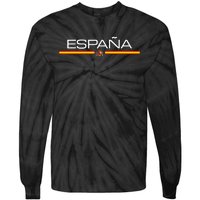 Spain Flag EspañA Athletic Sports Jersey Style Tie-Dye Long Sleeve Shirt