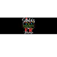 SantaS Favorite Er Nurse Xmas Light Santa Hat Christmas Bumper Sticker