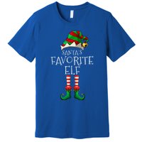 SantaS Favorite Elf Group Matching Family Christmas Gift Premium T-Shirt