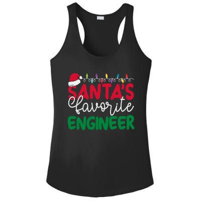 SantaS Favorite Engineer Family Matching Group Christmas Gift Ladies PosiCharge Competitor Racerback Tank