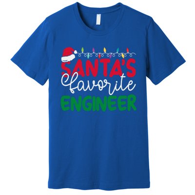 SantaS Favorite Engineer Family Matching Group Christmas Gift Premium T-Shirt