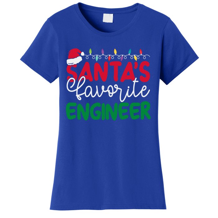 SantaS Favorite Engineer Family Matching Group Christmas Gift Women's T-Shirt