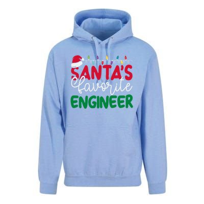 SantaS Favorite Engineer Family Matching Group Christmas Gift Unisex Surf Hoodie