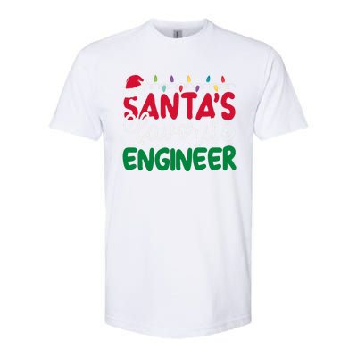 SantaS Favorite Engineer Family Matching Group Christmas Gift Softstyle CVC T-Shirt