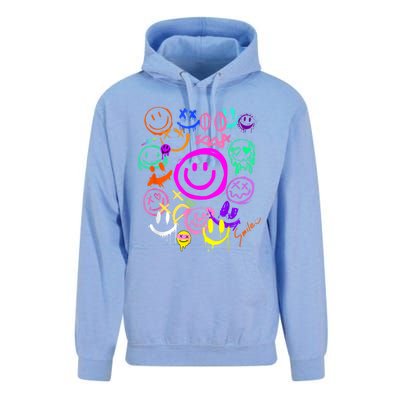 Smile Face Emoticons Fun Vivid Graffiti Smileys Graphic Unisex Surf Hoodie