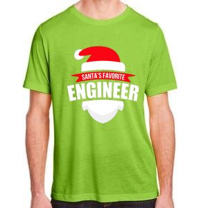 SantaS Favorite Engineer Meaningful Gift Fun Christmas Wear Adult ChromaSoft Performance T-Shirt