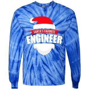 SantaS Favorite Engineer Meaningful Gift Fun Christmas Wear Tie-Dye Long Sleeve Shirt