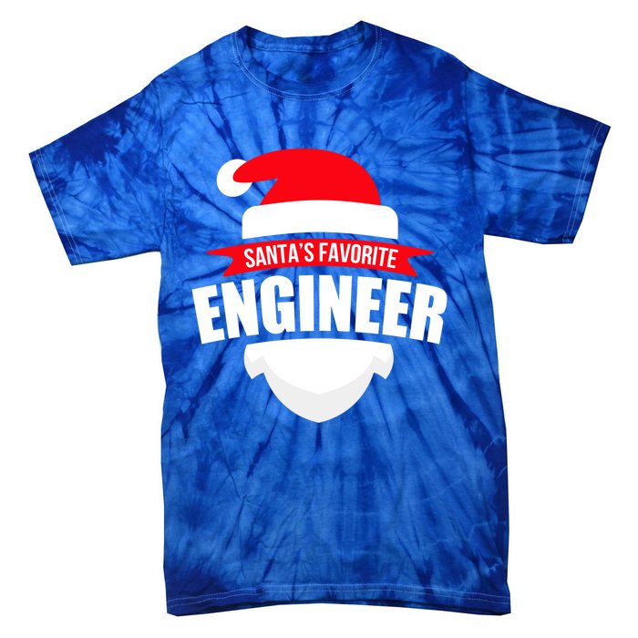 SantaS Favorite Engineer Meaningful Gift Fun Christmas Wear Tie-Dye T-Shirt