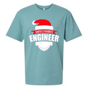 SantaS Favorite Engineer Meaningful Gift Fun Christmas Wear Sueded Cloud Jersey T-Shirt