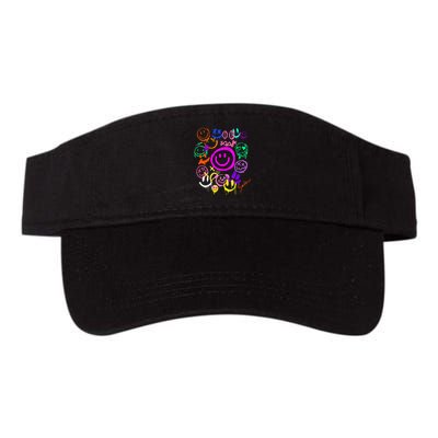 Smile Face Emoticons Fun Vivid Graffiti Smileys Graphic Visor