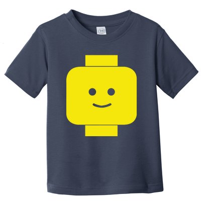 Smily Face Expression Lego Head Toddler T-Shirt