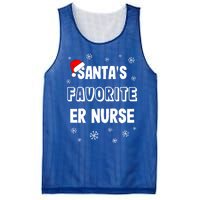 Santas Favorite Er Nurse Christmas Gift Mesh Reversible Basketball Jersey Tank