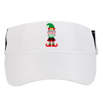 Santa's Favorite Elf Cute Christmas Holiday Adult Drive Performance Visor