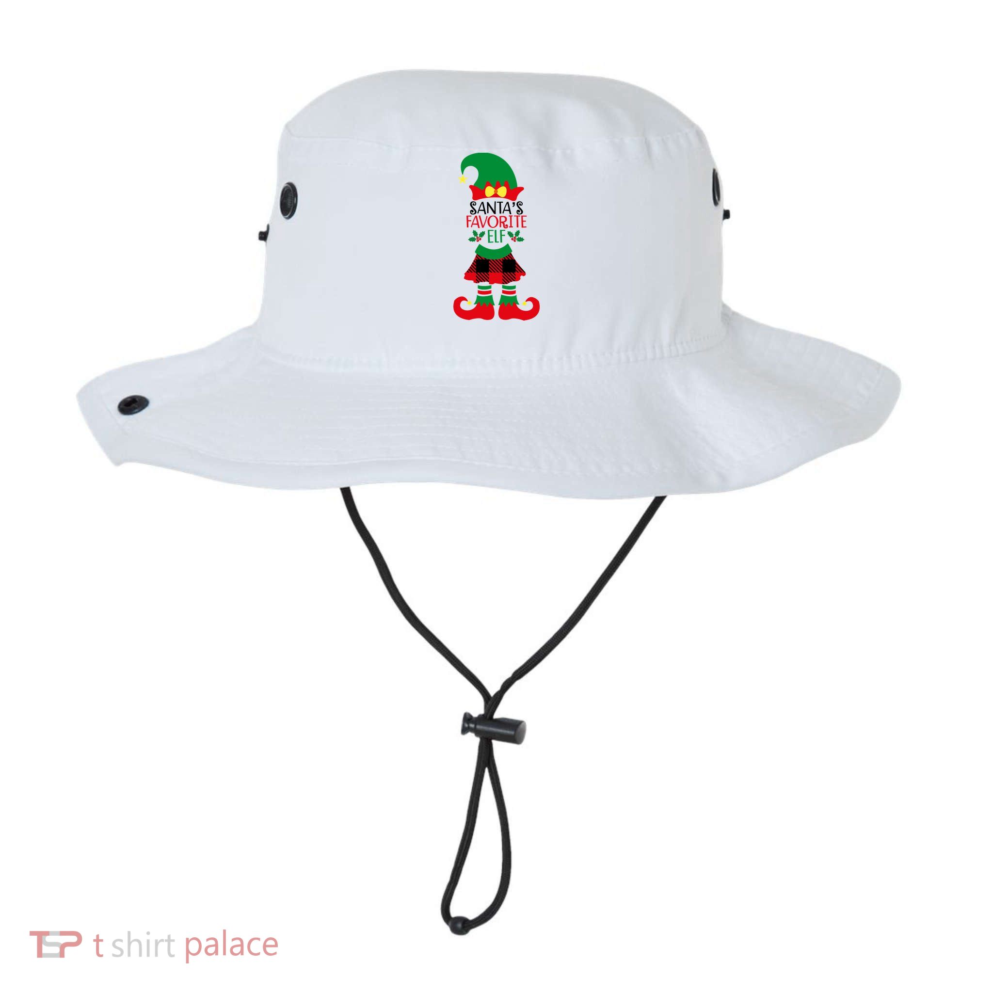 Santa's Favorite Elf Cute Christmas Holiday Bucket Hat