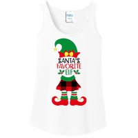 Santa's Favorite Elf Cute Christmas Holiday Ladies Essential Tank