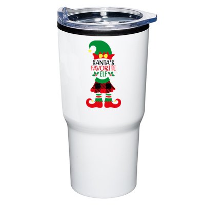 Santa's Favorite Elf Cute Christmas Holiday Tumbler