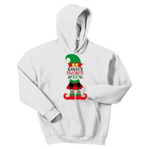 Santa's Favorite Elf Cute Christmas Holiday Kids Hoodie