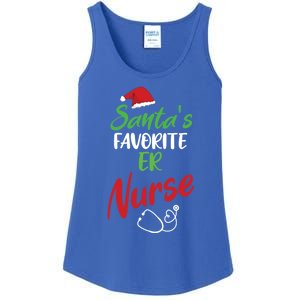 Santas Favorite Er Nurse Christmas Nursing Funny Gift Ladies Essential Tank