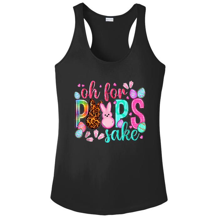 Sake Funny Easter Bunny Print Glasses Happy Easter Ladies PosiCharge Competitor Racerback Tank