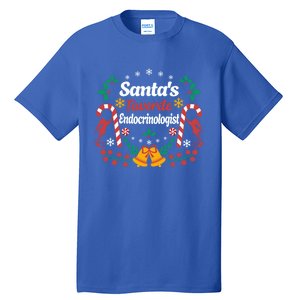 SantaS Favorite Endocrinologists Christmas Hormone Doctor Swea Tall T-Shirt