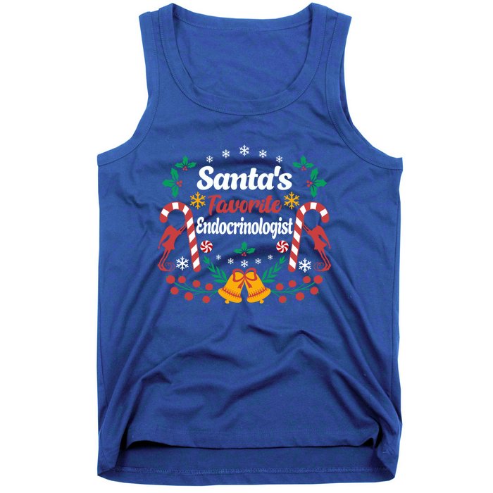 SantaS Favorite Endocrinologists Christmas Hormone Doctor Swea Tank Top