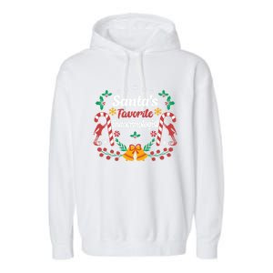 SantaS Favorite Endocrinologists Christmas Hormone Doctor Swea Garment-Dyed Fleece Hoodie