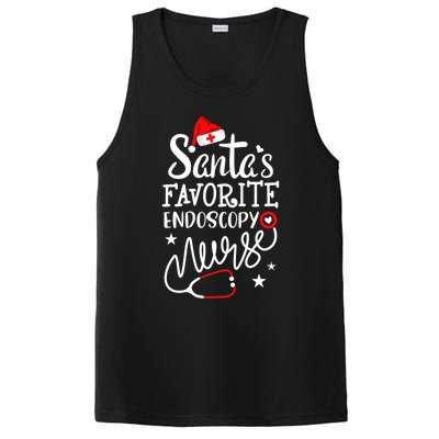 Santas Favorite Endoscopy Nurse Merry Christmas Nurse Crew Funny Gift PosiCharge Competitor Tank