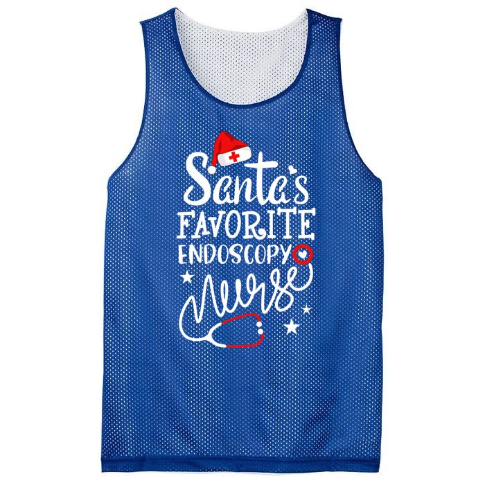 Santas Favorite Endoscopy Nurse Merry Christmas Nurse Crew Funny Gift Mesh Reversible Basketball Jersey Tank