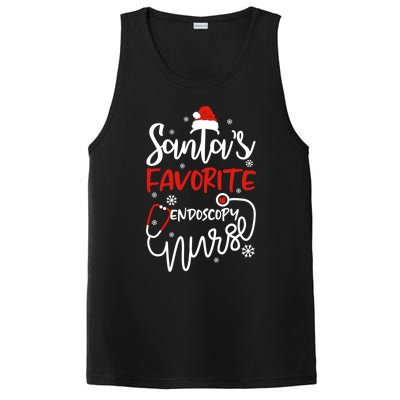 Santas Favorite Endoscopy Nurse Tee Funny Xmas Nurse Funny Gift Cool Gift PosiCharge Competitor Tank