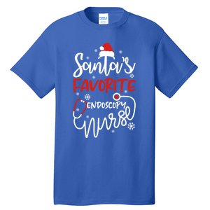 Santas Favorite Endoscopy Nurse Tee Funny Xmas Nurse Funny Gift Cool Gift Tall T-Shirt