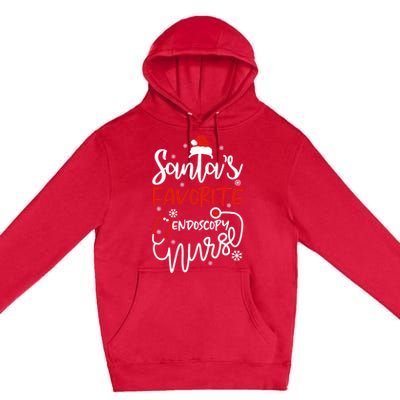 Santas Favorite Endoscopy Nurse Tee Funny Xmas Nurse Funny Gift Cool Gift Premium Pullover Hoodie