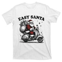 Santa Funny Easy Santa Riding Scooter Fun Christmas Holiday T-Shirt