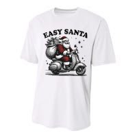 Santa Funny Easy Santa Riding Scooter Fun Christmas Holiday Performance Sprint T-Shirt