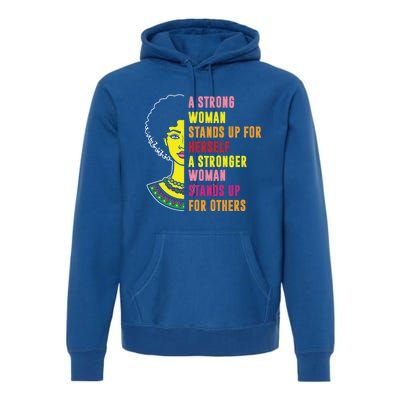 Strong Feminist Empower Equal Rights Social Justice Gift Premium Hoodie