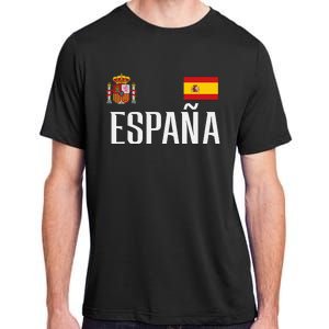 Spain Flag Espana Football Soccer Fan Adult ChromaSoft Performance T-Shirt