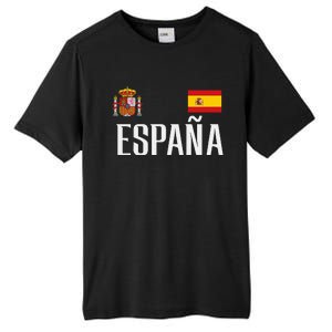 Spain Flag Espana Football Soccer Fan Tall Fusion ChromaSoft Performance T-Shirt