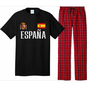 Spain Flag Espana Football Soccer Fan Pajama Set