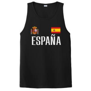 Spain Flag Espana Football Soccer Fan PosiCharge Competitor Tank