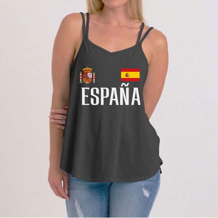 Spain Flag Espana Football Soccer Fan Women's Strappy Tank