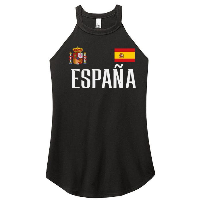 Spain Flag Espana Football Soccer Fan Women's Perfect Tri Rocker Tank