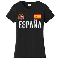 Spain Flag Espana Football Soccer Fan Women's T-Shirt