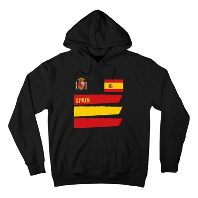 Spain Flag Espana Football Soccer Fan Hoodie