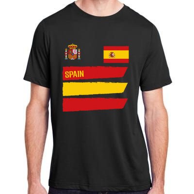 Spain Flag Espana Football Soccer Fan Adult ChromaSoft Performance T-Shirt