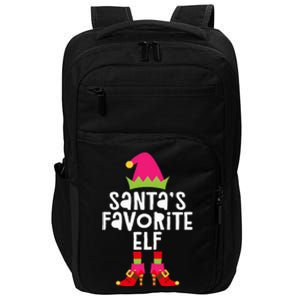 Santa's Favorite Elf  Matching Christmas Elf Impact Tech Backpack