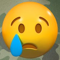 Sad Face Emoji Crying Tear Drop Legacy Tie Dye Trucker Hat