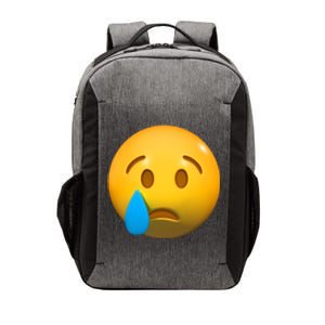 Sad Face Emoji Crying Tear Drop Vector Backpack