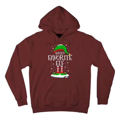 SantaS Favorite Elf Christmas Family Matching Xmas Funny Hoodie